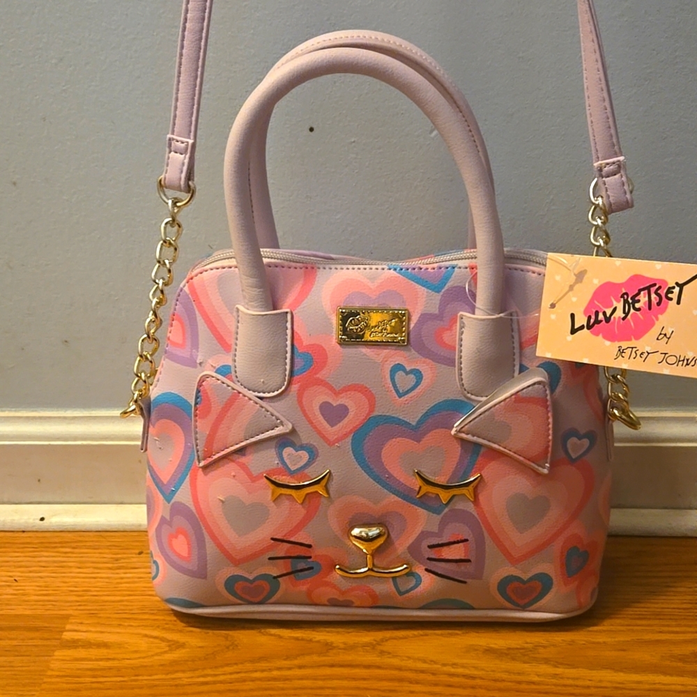 Betsey Johnson kitty handbag